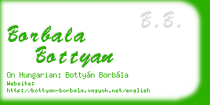 borbala bottyan business card